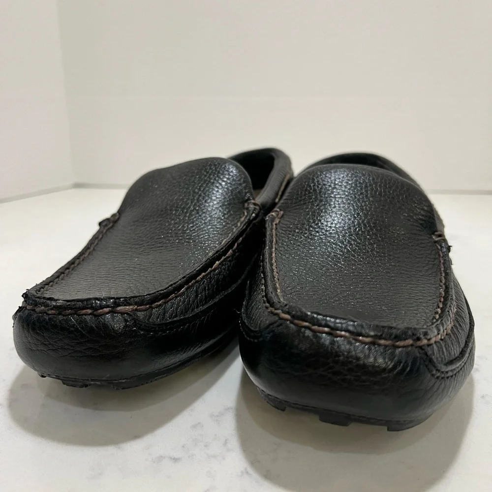 Sperry Men's Black Pebbled Loafers